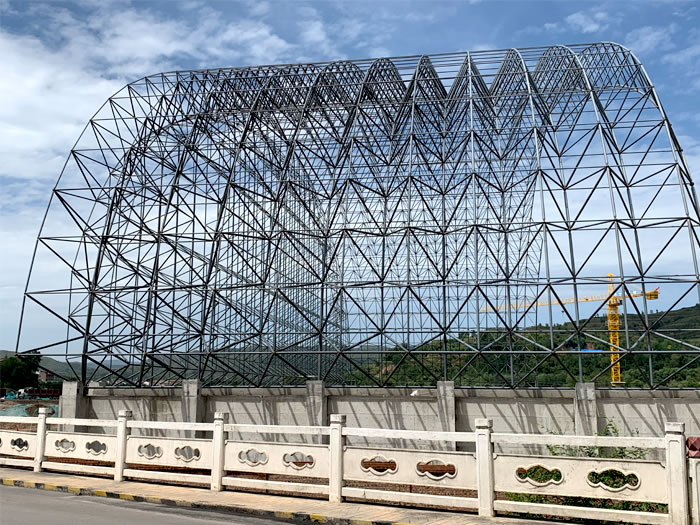 北京山寨矿储煤棚网架